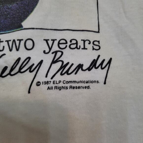 RARE VTG 1987 Married with Children Shirt Mens S  Kelly-Bundy Single Stitch USA - Picture 3 of 15